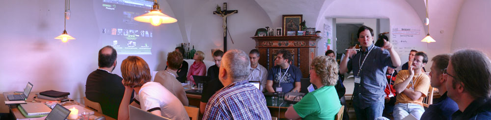 Georg Holzer, BarCamp TraunSee, 23 August 2008.